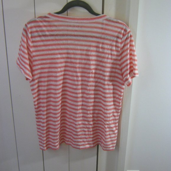 LOFT Striped Linen T-shirt - Picture 3 of 3